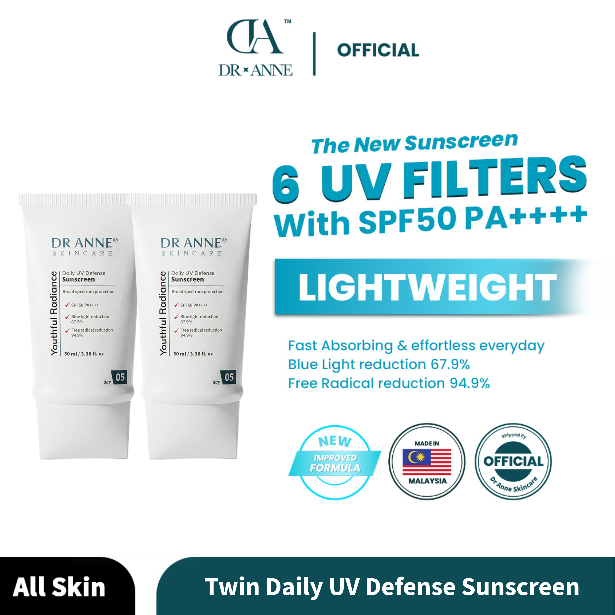 Twin Sunscreen - Dr Anne Skincare