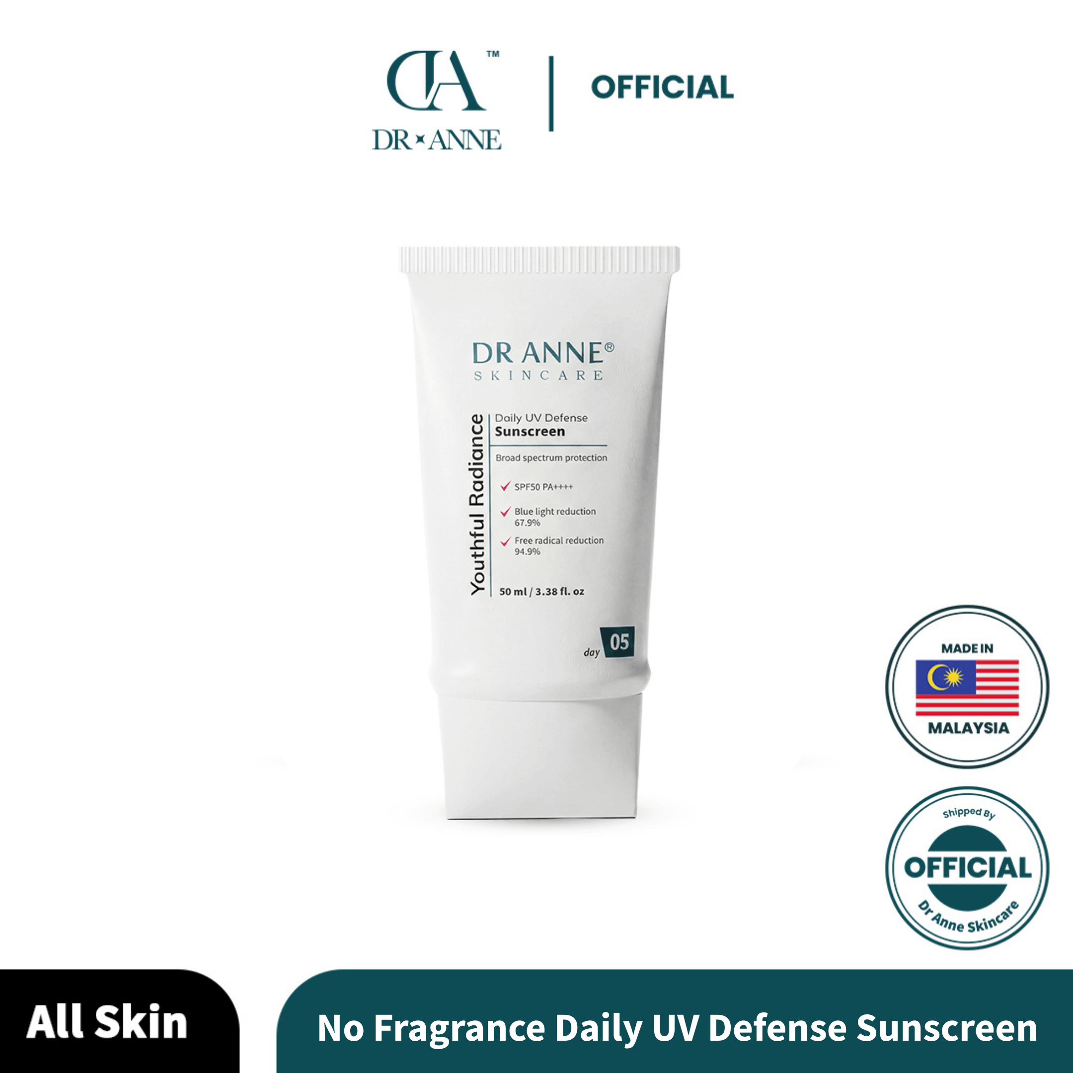 [No Fragrance] Daily UV Defense Sunscreen
