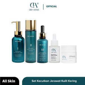 Combo 5 Item Skincare Set Kecutkan Jerawat Kulit Kering / Dry Skin