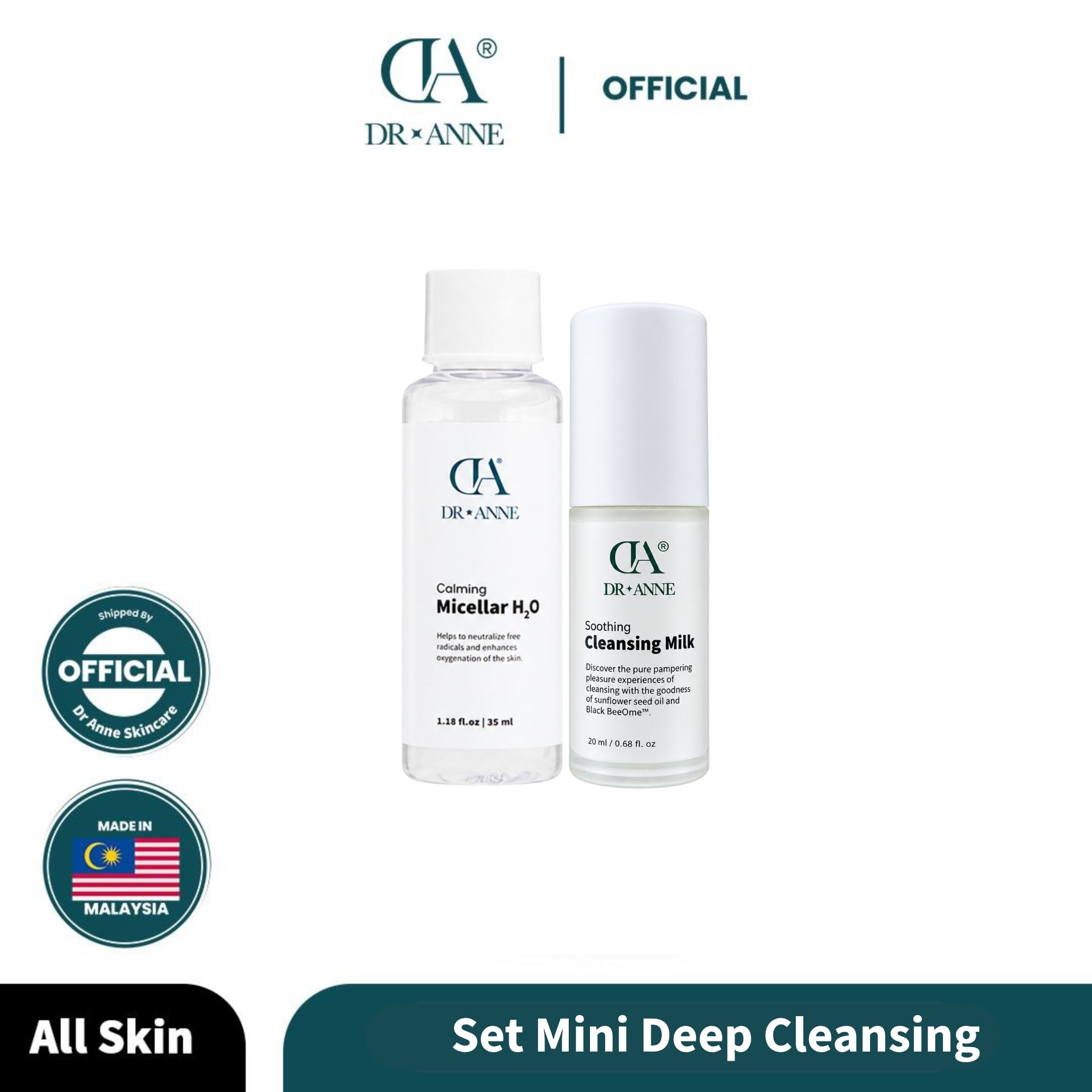 Dr Anne Skincare Set Mini Deep Cleansing